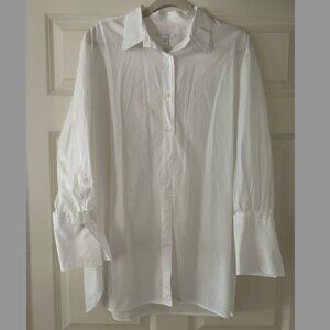Bagutta Women's White Cotton Button-down - Sz. L